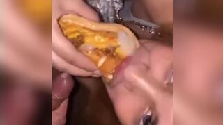 Hot dog with a little extra seasoning.